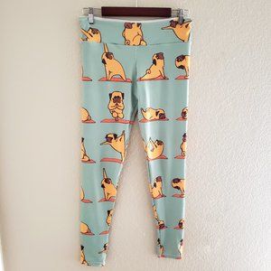 Yoga Pug Athletic Leggings